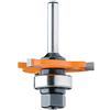 CMT ORANGE TOOLS CMT 822.360.11B - Fresa a 3 alette con cuscinetto e perno, lunghezza di taglio 15/64 e gambo da 1/2
