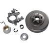 UYTGFO Adatto for motosega Stihl 029 039 MS290 MS310 MS390 MS311 MS391 3/8 7T tamburo frizione pompa olio kit clip ingranaggio a vite senza fine