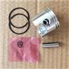 DORFEY Kit pistone da 34 mm adatto for Zenoah Komatsu G2500 G2500TS 2500 gruppo cilindro 25 cc mini motosega anello cilindro perno clip circonferenza gruppo(Double piston ring)