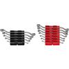 TEKTON Set di chiavi a scatola offset a 45 gradi con organizer modulare scanalato, 12 pezzi (1/4-13/16, 6-19 mm) | WBE95301