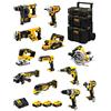 DeWALT Kit DWK1201 (DCD996 + DCH273 + DCG405 + DCF887 + DCF894 + DCS334 + DCS570 + DCS355 + DCP580 + DCS367 + DCL050 + DCF620 + 3 Batterie 5,0 Ah + Caricabatterie + Caddy 3en1)
