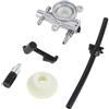 VCDXZCO 1Set Motosega Sostituzione Pompa Olio Filtro Tubo Tubo Linea Kit a Vite Senza Fine Adatto for Motosega Cinese 25CC 2500