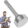 Tzgsonp SDS Plus - Cacciavite a terra per tutti i trapani a percussione SDS Plus in acciaio, punte SDS Plus, per trapano a percussione rotante (piatto)