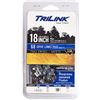 Trilink Saw Chain TriLink CL85068TL2 3/8 LP .050 Calibro 68 Links Compatibile con/Ricambio per Jonsered (625, Super, 630 West Coast, 2065, 2071, 2171, 2165, CS 2166 D68-72V, Nero