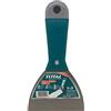 Total Spatola Per Stucco Pittura Vernici Smalti Adesivi Residui Di Lavorazione Pittore Muratore Cartongessista Raschietto Professionale (100 mm)