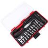 Uonlytech 16pezzi Scalpelli Acciaio Carbonio Per Intaglio Legno Strumenti Per Falegnameria e Decorazione Con Penna Incisore Per Progetti Fai Te