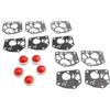 DORFEY 15 pezzi/set guarnizioni a membrana del carburatore con pompa di innesco 795083 495770 adatte for b-r-i-g-g-s & s-t-r-a-t-t-0-n 494408 694394 adatte for Tecumseh