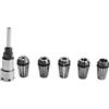 Frefgikty 1/4 di pollice Shank ER16 Router Collet Adapter Extension Chuck Rod Incisione Macchina di Estensione con Molla Collet Set