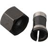 Trurovem Adattatore per mandrino a pinza M15 per fresa elettrica, codolo da 6 mm, 8 mm, in acciaio al carbonio, accessori per tagliare il legno e incidere (8 mm)