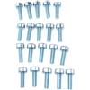 LIWaaGe 20 viti scanalate T27 M5x20 adatte for motoseghe, decespugliatori, spazzatrici, decespugliatori, soffiatori e tagliasiepi.