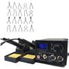 Mingfuxin Pyrography Machine 220 V/60 W - Set per la combustione del legno di zucca con 20 penne per punta filettata per pirografia