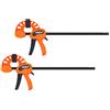 WellCut 150 mm, 300 mm, 450 mm, lavorazione del legno, forte presa rapida, forza di serraggio 70 kg (2pc- 60x300)