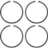 M METERXITY 4-Pack Set Di Anelli Per Pistone 33 mm X 1.5mm Anello Per Pistone Standard Anelli Per Pistone Seghetto Elettrica Ricambi Per Motoseghe Parti Di Ricambio [Nero]