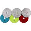 HOMESOM 6 3 pz/set Vuoto Brasato Diamante Gringing Pads Granito Marmo Concrete Mola Levigatura Dischi