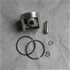PUYEN KIT PISTONE BR420 46 MM for S//T//I//H//L BR400 BR380 SR420 SR400 FS550 GRUPPO CILINDRO SOFFIATORI for FOGLIE CLIP PERNO FASCIA