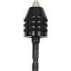 HiYi 0.3-6.5mm Nero Keyless Trapano Mandrino Cacciavite Impact Driver Adattatore 1/4 6.35mm Hex Shank Drill Bits Utensili Elettrici