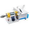 VXDEFP Mini Tavolo Multifunzionale Lavorazione Del Legno 10000 RPM Gioielleria Gemma Lucidatura Roccia Buffer Tagliatrice Da Banco Tornio Smerigliatrice 320W