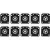 GTWSQQ 10 Pz/set Motosega Carburatore Membrana Guarnizioni Set Fit Carburatore Membrana for ZAMA180 Motosega Accessori
