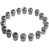 GCYEIDMA Pinza a molla ER32 ER40 1 mm 2 5 32 Mandrino for macchina for incisione 0,008 Morsetto for tubo cilindrico for supporto fresa Set di Pinze a Molla(Silver AAA(0.005),ER32-2mm 1pcs)