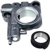 DORFEY Adatto for motosega E-c-h-0 CS-330MX4 CS-330T CS-360T CS-370 CS-370F CS-400 CS-400F C022000000 Kit pompa olio gruppo oliatore automatico