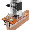 Xinhuju Supporto per scanalature per la lavorazione del legno, supporto per scanalature, fresa per legno - Supporto per 2 in 1 per trimmer, D-Locator