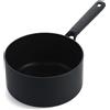 KitchenAid Classic Forgiato Anodizzato Duro Antiaderente in Ceramica Senza PFAS, Pentola da 16 cm/1,5 Litri, Induzione, Utilizzabile in Forno, Lavabile in Lavastoviglie, Nero