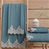 PETTI Artigiani Italiani - Asciugamani Bagno in 100% Spugna di Cotone, Set Asciugamani 1+1, 2 Pezzi 1 Asciugamano Viso e 1 Asciugamano Mani, Avion