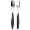 Guzzini - Feeling, Forchetta - Grigio, 20.5 cm - 23000222 (Confezione da 2)