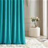 ROOM99 Tenda con nastro arricciato, Aura, 140 x 280 cm, larghezza x altezza, oscurante, decorativa, moderna, per soggiorno, camera da letto, turchese, 1 pezzo