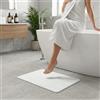 NK Tappetino Bagno Diatomite 60 x 40 cm - Tappeto Effetto Pietra Super Assorbente, Asciugatura Rapida e Antiscivolo per Doccia, Stone Bath Mat