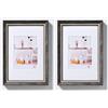 walther design nera 20 x 30 cm con passe-partout, cornice chalet design EL030B (Confezione da 2)