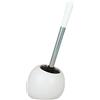 Wenko Portascopino per WC Polaris Ceramica, 14.5 X 34.5 X 15 Cm, Bianco