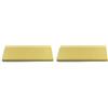 Decora, 0931376 Sottotorta Rigido Rettangolare, Color Oro, in Cartone a Doppia Parete ricoperta di Alluminio, Resistente e Robusto, Ideale per Presentare le Torte, 40 x 30 x h 1,2 cm (Confezione da 2)