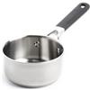 KitchenAid Classic Stainless Steel Pentola in Acciaio Inox a 3 strati da 14 cm/1 Litro, Clad, Induzione, Forno Sicuro, Manico Stay-Cool, Argento