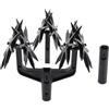shenruifa Coltivatore Rotativo Coltivatore Portatile da Giardino Coltivatore Senza Fili per Riseminare o Miscelazione del Terreno (nero)