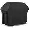 Ferocity Coperchio per griglia Copri-Capote Barbecue Copertura Impermeabile Protettivo Griglia BBQ Grande 165 cm x 118 cm x 60 cm Nero L [084]