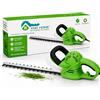 AND HOME Tagliasiepi Elettrico 550W - Lama Doppia Azione Da 61 cm PERFETTO PER RAMI DURI - Taglio 20 mm - Freno Elettrico INTEGRATO - Tagliasiepi Elettrico con Filo - LEGGERO e POTENTE per Giardino