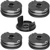 BaolijinMM 4 bobine di filo per decespugliatori LIDL Parkside 20-Li PRT 50 PRT 300 PRT 550, con 1 copertura per bobina