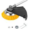 Gimisgu Spazzola per erbacce 200 x 25,4 mm Weed Brush Round Brush, Professional Brush Cutter Wild Herb Brush per decespugliatore