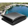 eryssgbf - Telo Rinforzato per Laghetto Grandi 3m x 10m Membrana in PVC Resistente - per Pesci Koi, Piscine Naturali e Paesaggi Acquatici(Materiale: PVC Rinforzato)