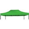 GrecoShop Tetto/Copertura impermeabile per Gazebo 3x4,5m Verde