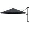 vidaXL Ombrellone a Muro con Palo in Metallo 300 cm Antracite Parasole Tenda