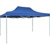 vidaXL Tenda Pieghevole Pop-up 3x4,5 m da Giardino Blu Tendone Gazebo da Party