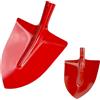 CRISALIDE® Badile a Punta in Acciaio Temperato - Pala da Giardinaggio Professionale Arancione - Leggera e Resistente, Ideale per Neve, Terra e Detriti - Manico non incluso