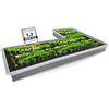 innogard S7050-013- recinto per lumache a L 16 Pezzi, zincato a Caldo, 1x connettore 270°, 5X Angolo 90°, 10x Pannello Laterale 1 m