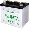 GreenCutter Fulbat, Batteria per Trattorino ad Acido, 12V 24Ah, Polo Positivo Destra