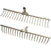 Cilli 20 DENTI RASTRELLO IN ALLUMINIO 610 X 110 MM PER RACCOLTA ERBA FOGLIE GIARDINO