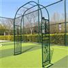Poxvythb Arco per Rose Rampicanti, Garden Pergolas Metallo Arco Sostegno per Piante Rampicanti, Decorazione Giardino, patio e piante rampicanti(L180xW40xH230cm) Dunkelgrün-B