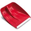 PARDINI Piantallegra - Pala da neve, cereali e mais, senza manico, resistente con bordo rinforzato in alluminio per rompere il ghiaccio larghezza 41cm, Rossa