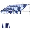 Generic Tessuto di ricambio per tenda da sole retrattile resistente per esterni, finestra, patio, protezione UV, impermeabile, telo per parasole